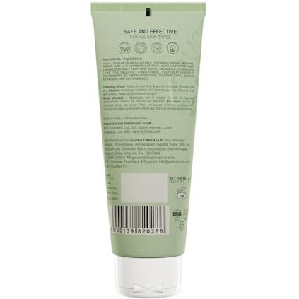 Alziba Cares Herbal Face Wash/Men & Women/Suitable To All Skin Types/Added Mulberry/Liquorice/Tea Tree Oil/D-Panthenol For Clear/Glowing And Smooth Skin(100Ml/Pack Of 2)