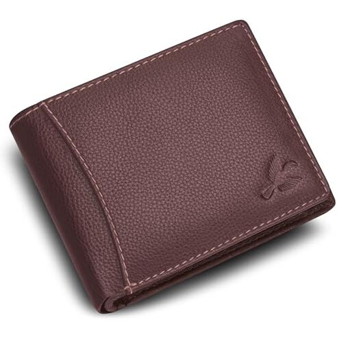 Hornbull Vegas Brown Rfid Blocking Leather Wallet For Men | Wallets Men Leather | Mens Wallet