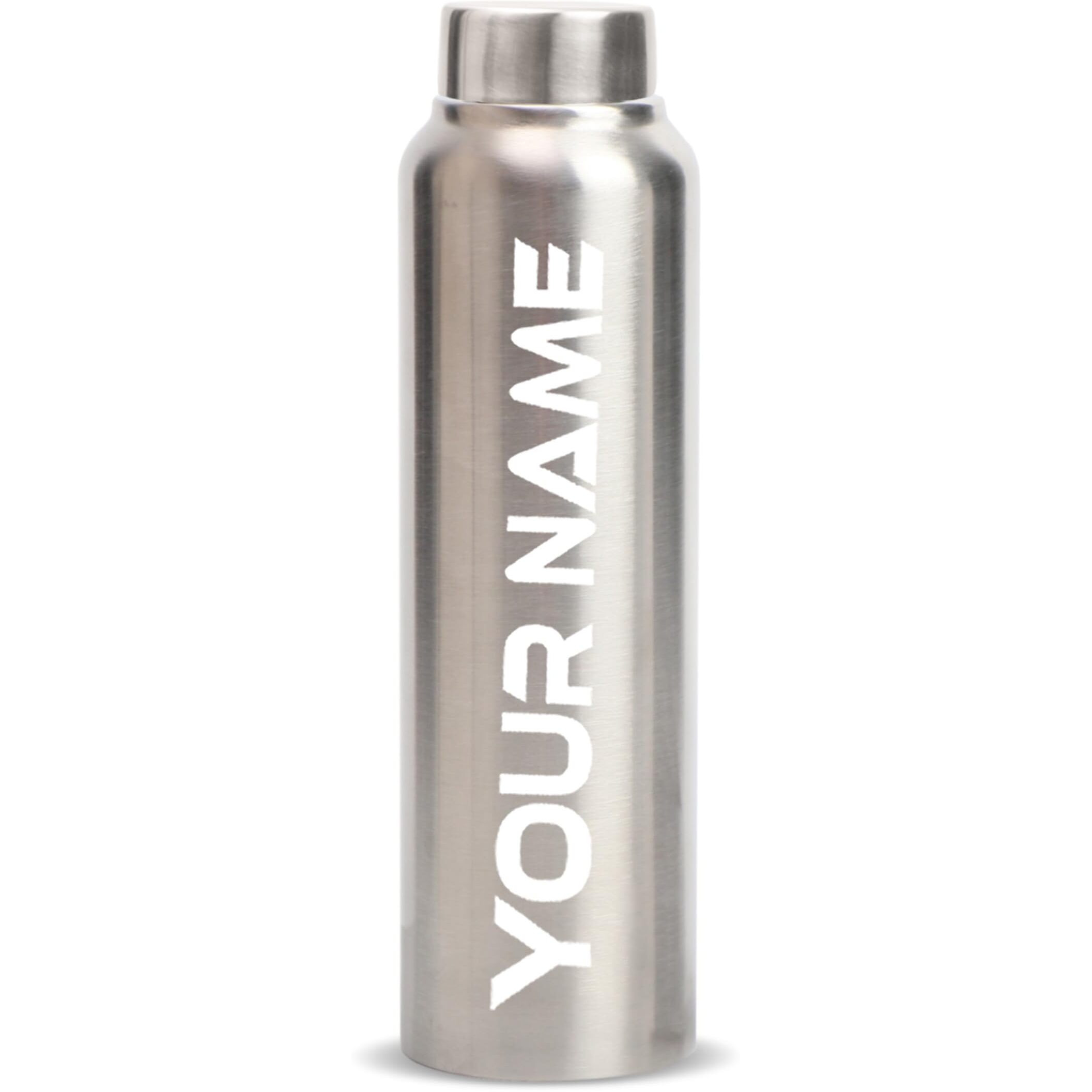 Speedex Stainless Steel Water Bottle 1 Ltr For Kids, Boys, Girls, 1 Litre Bottles For Gym, Sports, Fridge Use, School & Office - 1000Ml, Silver Colour, Steel Cap
