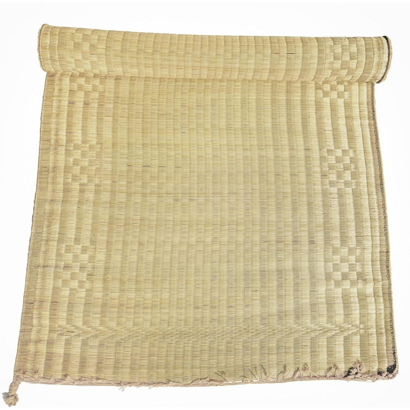 Orric Handmade Double Layered Chatai Madur Kusha Grass Mat Korai Pai Organic Yoga Mat As Floor Mat (50 X 72)