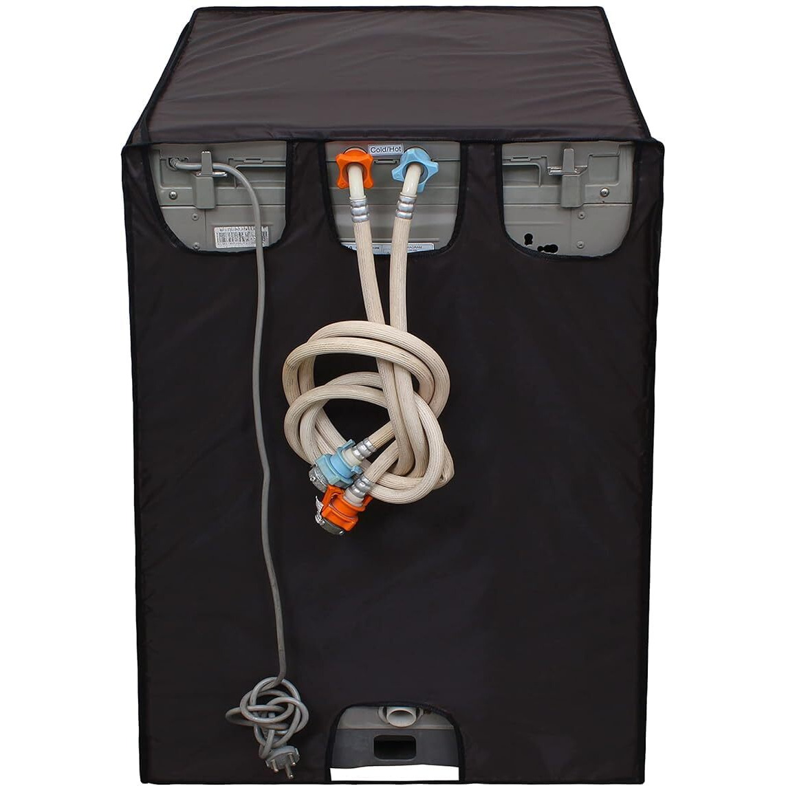 Star Weaves Washing Machine Cover Top Load 6 Kg, 6.5 Kg, 7Kg & 7.5 Kg - Waterproof & Dust-Proof Fully Automatic Washing Machine Cover (Coffee), Polyester