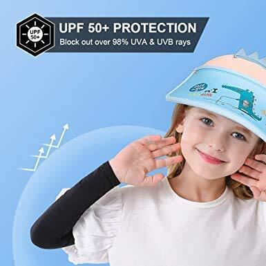 Mizuna Arm Sleeve For Kids Toddlers Unisex Sports Compression Sun Protection Upf 50Cooling Tattoo Cover Up Cycling Cricket Riding Golf Football Running Winter Beige Beige