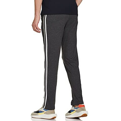 Amazon Brand - Symbol Men's Track Pant | Casual Night Wear | Sweatpants | Pajama (Sports | Gym | Yoga) - Regular Fit (Anthra Mel_M)