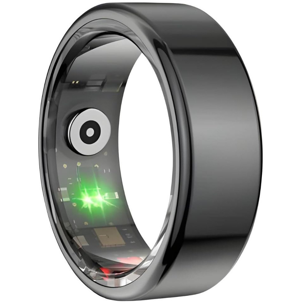 Alti Velo X1 Smart Ring Health & Fitness Tracker For Men & Women With Sleep, Spo2, Stress, Heart Rate, Hrv, Period Tracking, 20+ Sports Modes, Ip67 Waterproof, Lightweight (Black, 11)