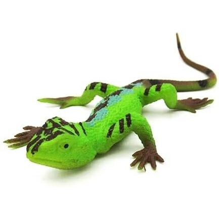 Super Toy Reptile Toy For Kids Realistic Gecko Lizard Iguanas Figurine Rubber Animal Cold Blooded Lifelike Soft Prank Toys Educational Gift Boys Girls