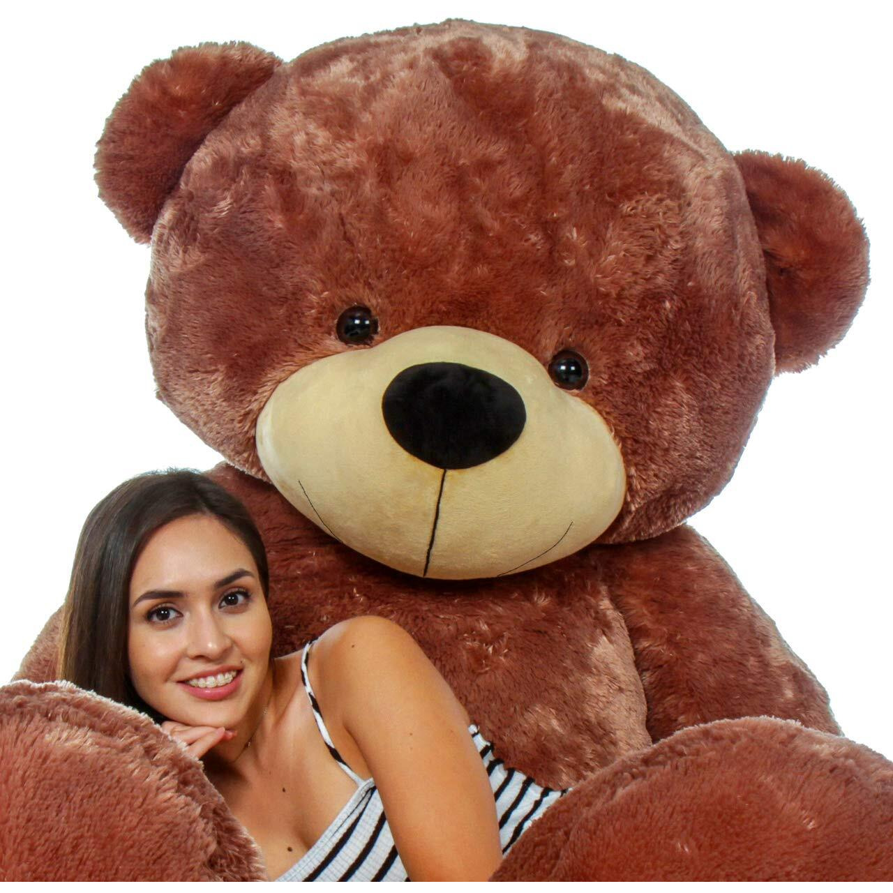 Sadar Deal 7 Feet Coffee Teddy Bear  Soft & Cuddly Giant Plush Stuffed Animal For Kids, Adults, And Special Occasions, Cute And Adorable(7 Feet, Coffee)