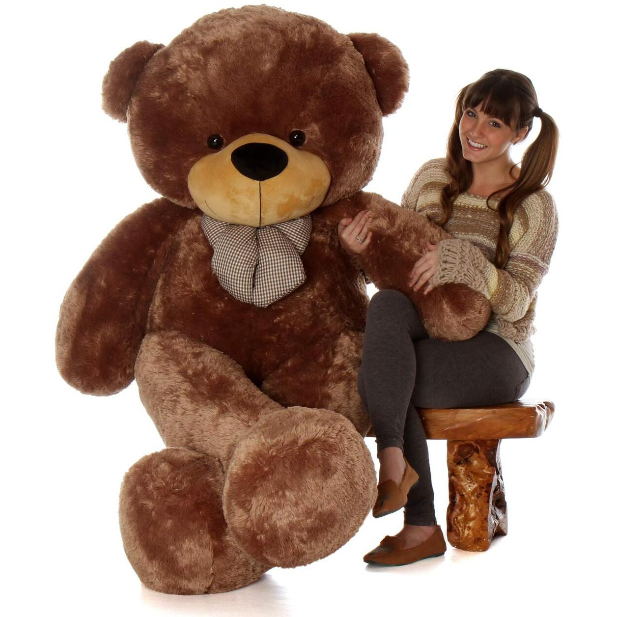 Sadar Deal 7 Feet Coffee Teddy Bear  Soft & Cuddly Giant Plush Stuffed Animal For Kids, Adults, And Special Occasions, Cute And Adorable(7 Feet, Coffee)