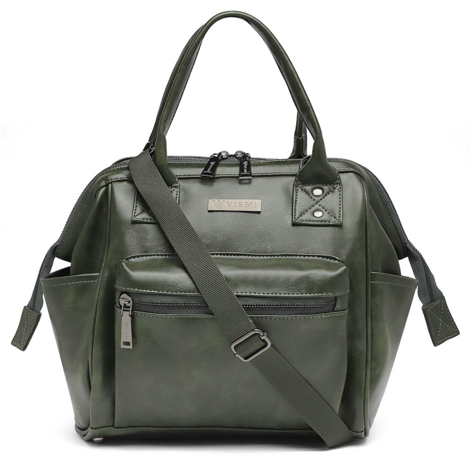 Vismiintrend Stylish Vegan Leather Handbag Shoulder Purse Sling Bags For Women And Girls |Ladies Bag For Travel,Work,Office |Birthday/Anniversary Gift For Wife, Sister, Mother (Green)