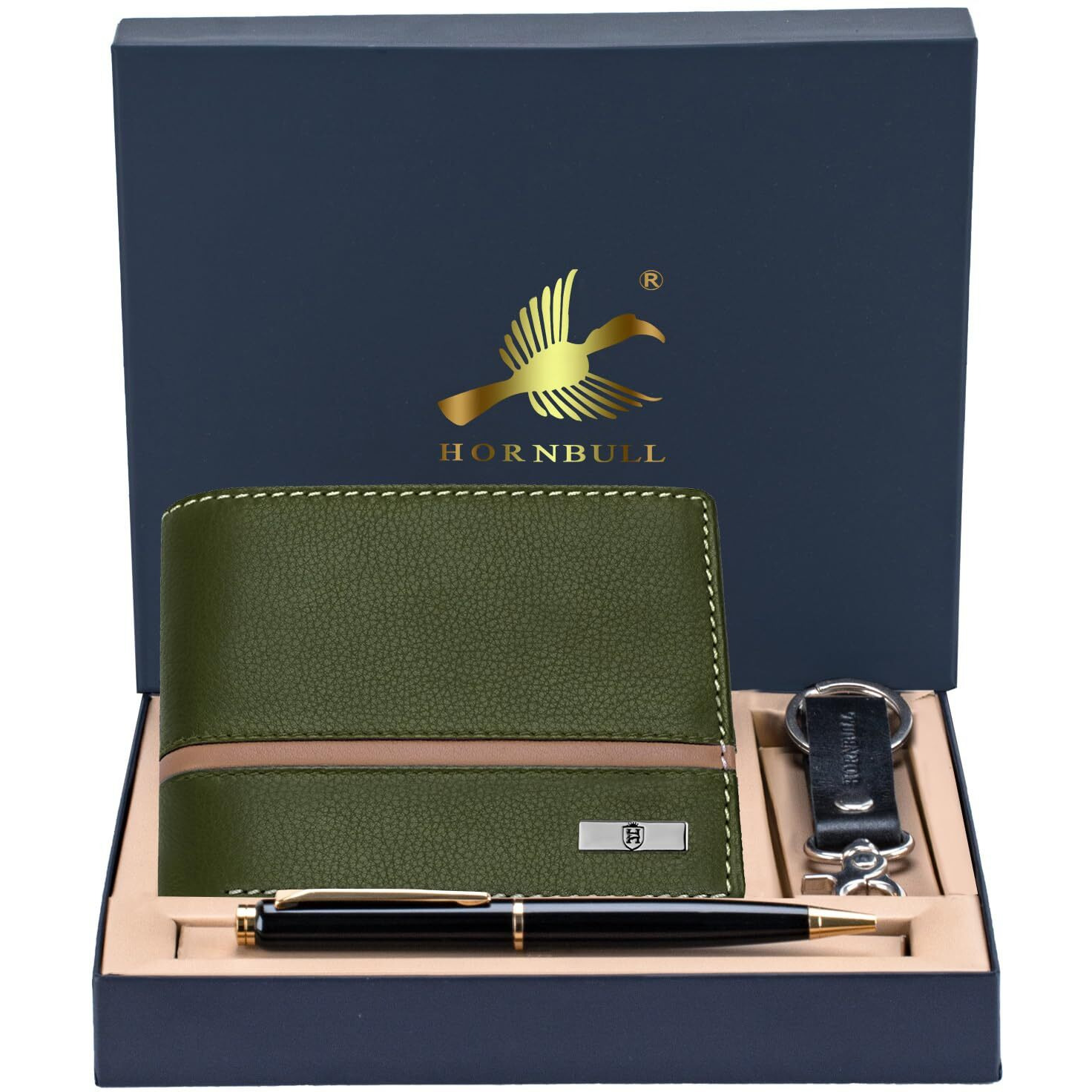 Hornbull Denial Leather Wallet For Men | Wallets Men With Rfid Blocking | Mens Wallet (Pn153)