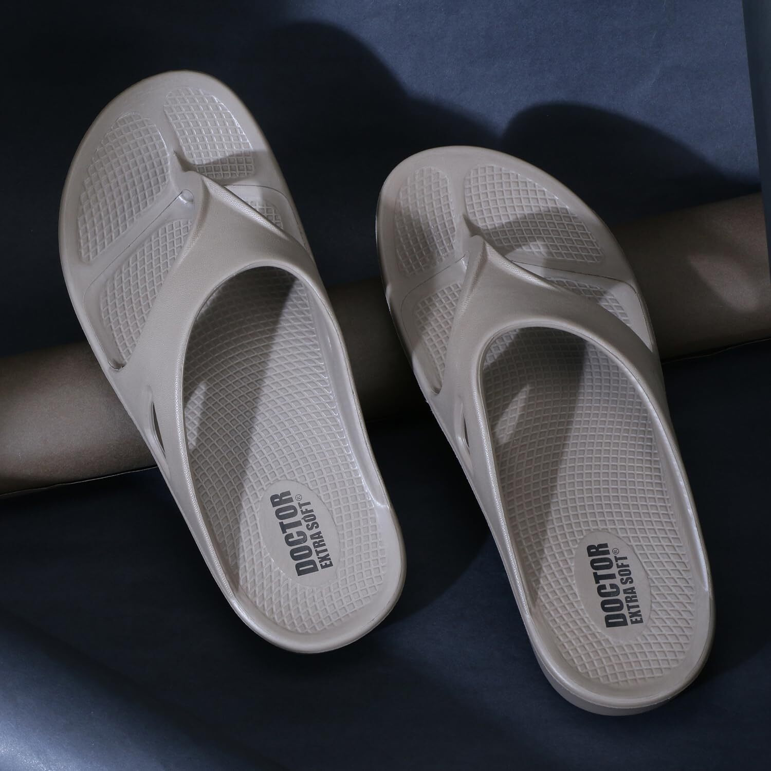 Doctor Extra Soft Women's Classic Ultra Flip Flops/Slippers With Cushion Footbed For Adult | Comfortable & Light Weight| Stylish Anti-Skid| Waterproof Everyday Slip-On Ladies/Girls D-510 - Coffee