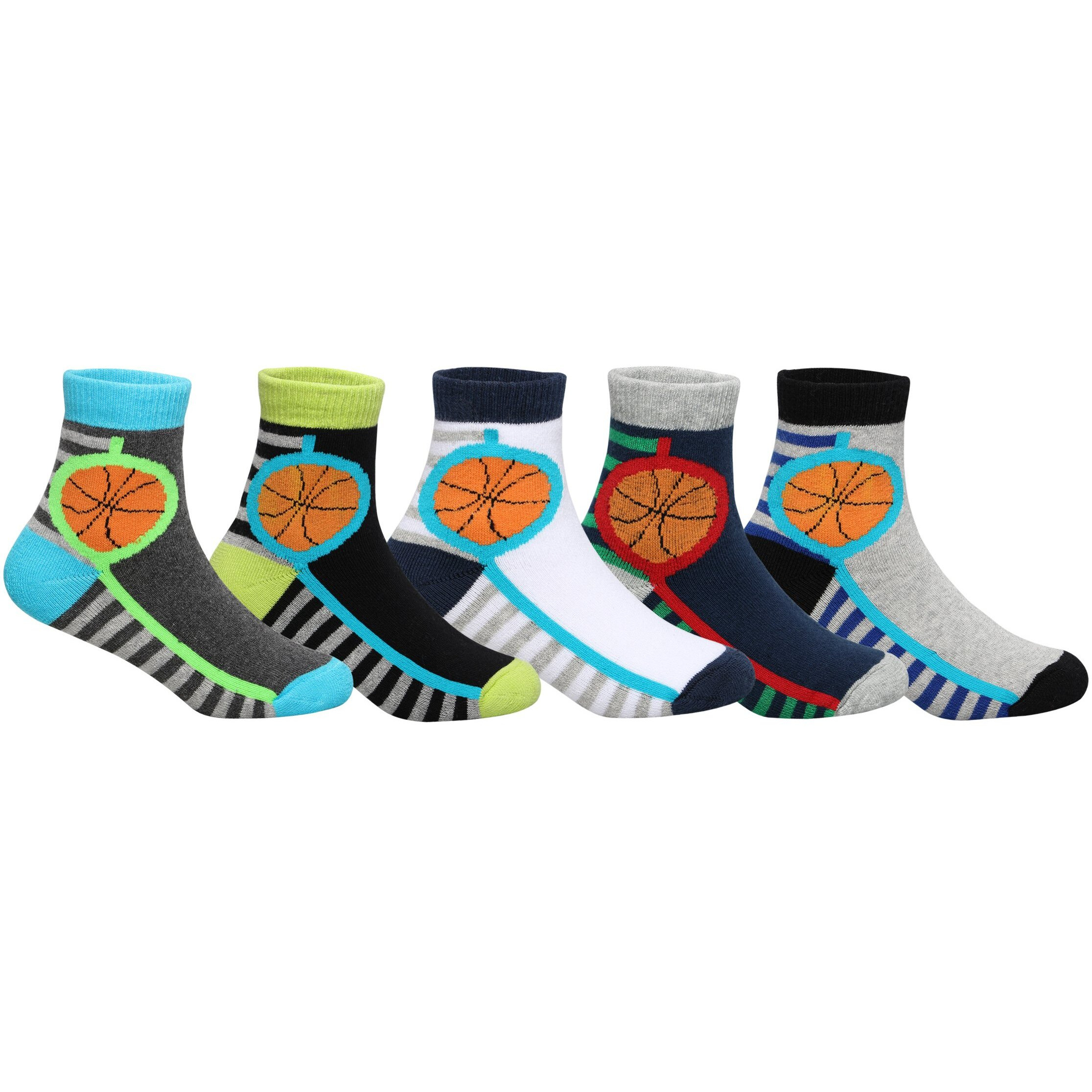 Supersox Regular Length Sports Socks For Kids, Made With Breathable, Anti Odour & Moisture Absorbent Combed Cotton With A Extra Durable Welt, Ideal For All Day Wear (7-8 Years)