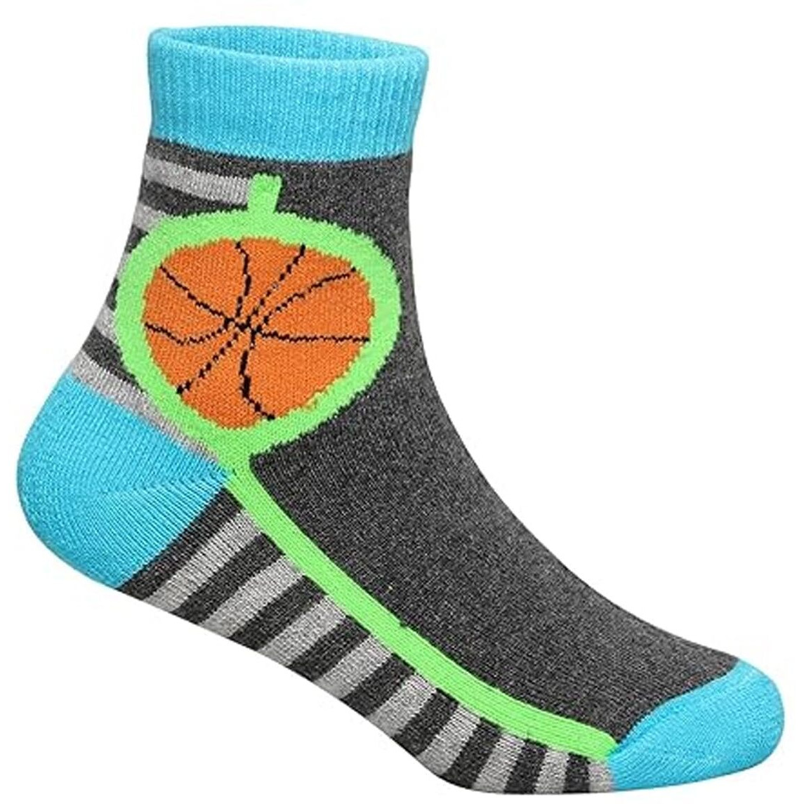 Supersox Regular Length Sports Socks For Kids, Made With Breathable, Anti Odour & Moisture Absorbent Combed Cotton With A Extra Durable Welt, Ideal For All Day Wear (7-8 Years)