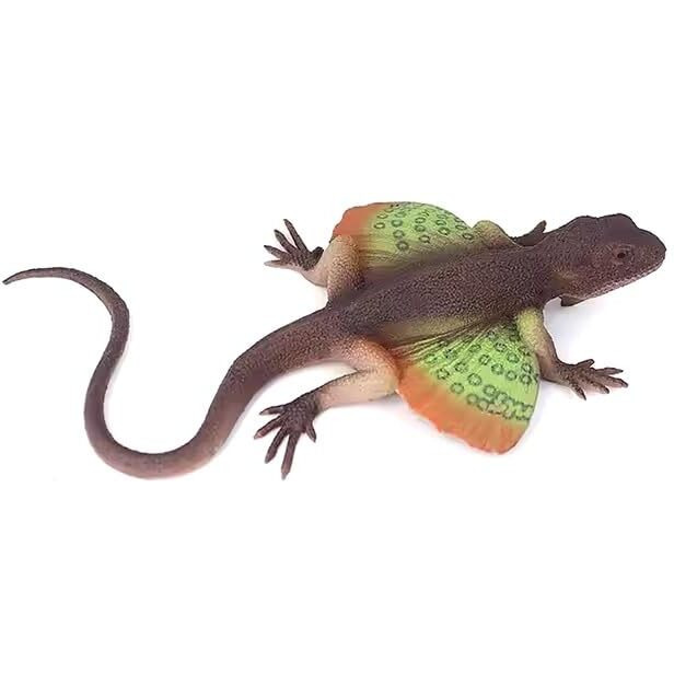 Super Toy Maculatus Reptile Toy For Kids Realistic Gecko Lizard Figurine Rubber Animal Cold Blooded Lifelike Soft Prank Toys Educational Gift Boys Girls