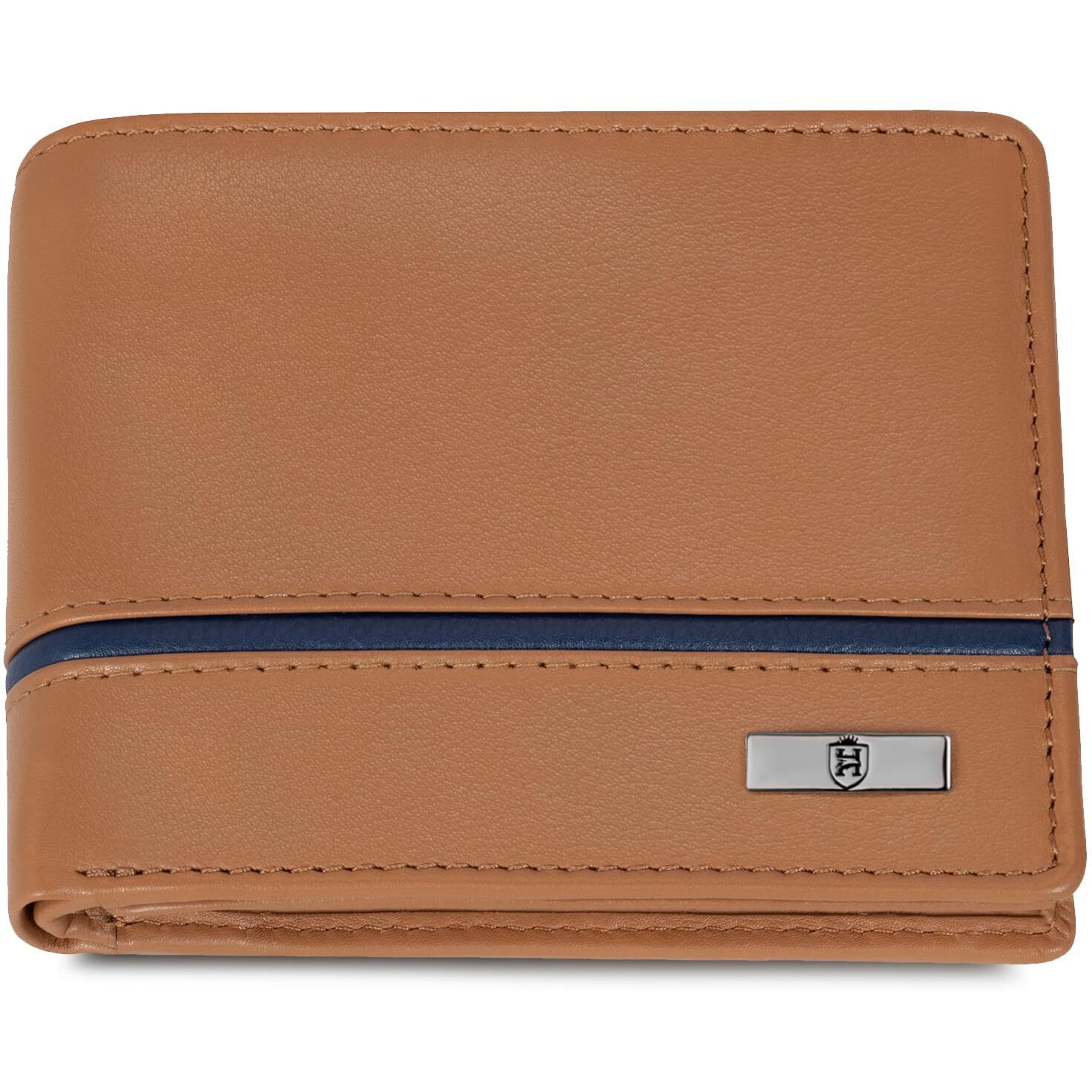 Hornbull Denial Leather Wallet For Men | Wallets Men With Rfid Blocking | Mens Wallet Cognac Brown