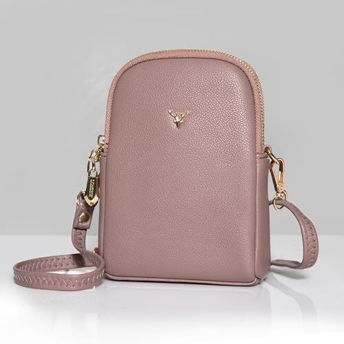 Ketmart Small Crossbody Bags For Women Mini Cell Phone Purses With Crossbody Strap Phone Wallet Shoulder Bag Pu Leather(Color_Cream)