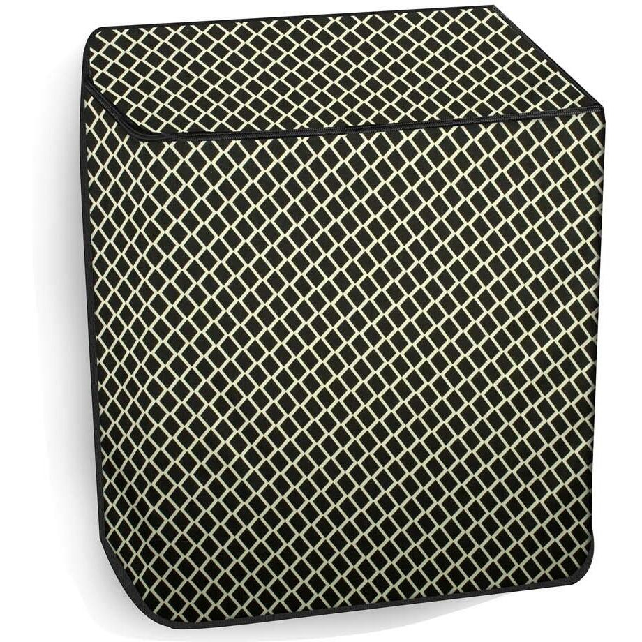 Stylista Washing Machine Cover Compatible For Lg 11 Kg Semi-Automatic Top Loading P1155Sraz Check Coffee