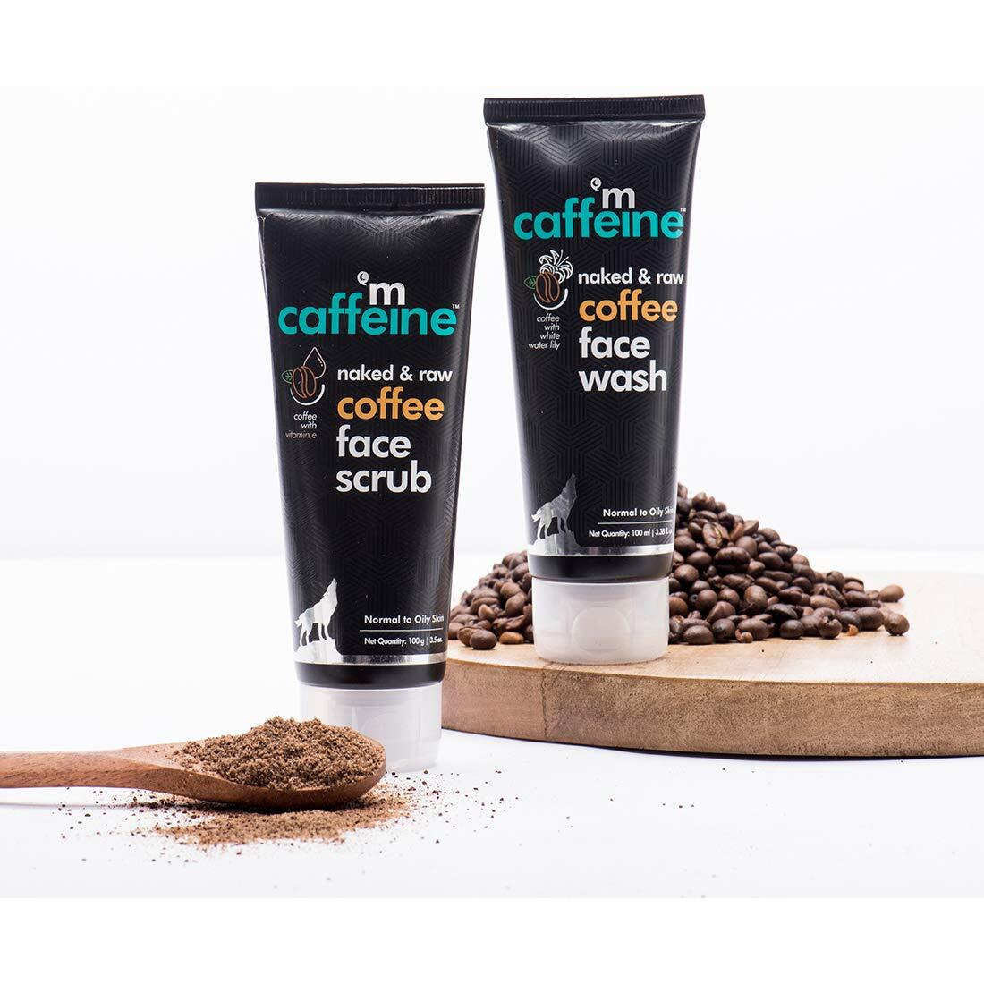 Mcaffeine Anti Pollution Face Care Regime With Coffee Face Wash & Face Scrub | Combo Value Pack (100Ml Each) | Pack Of 2