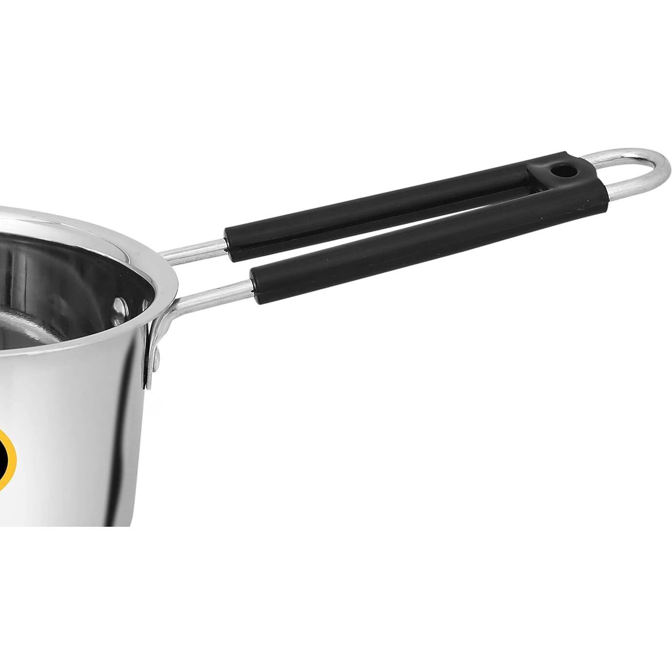 Kanshita's Rasoiware Heavy Gauge Stainless Steel Milk Pan/Saucepan/Tea Pan/Milk Pot/Sauce Pot (Induction Compatible), 750 Ml, 14 Cm, Silver
