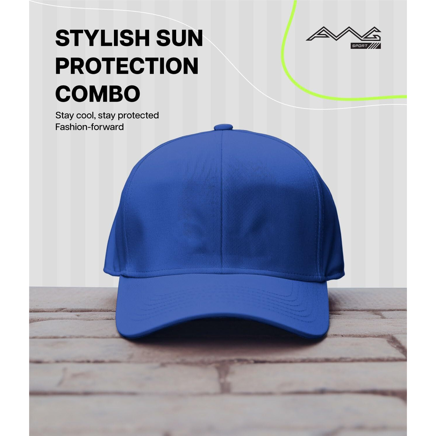 Awg All Weather Gear Cap For Men Unisex Mens Caps With Adjustable Strap Caps Men Hat For Men Gym Caps For Men Sports Caps For Men Cap For Men Stylish (Pack Of 2) Black-Blue