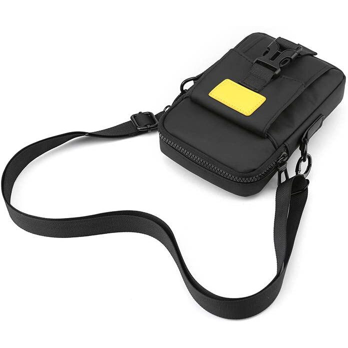 Ketmart Waist Bag For Unisex Fanny Pack For Hiking Travel Camping Running Sports Outdoors/Money Belt With Adjustable Strap(Color_Black)