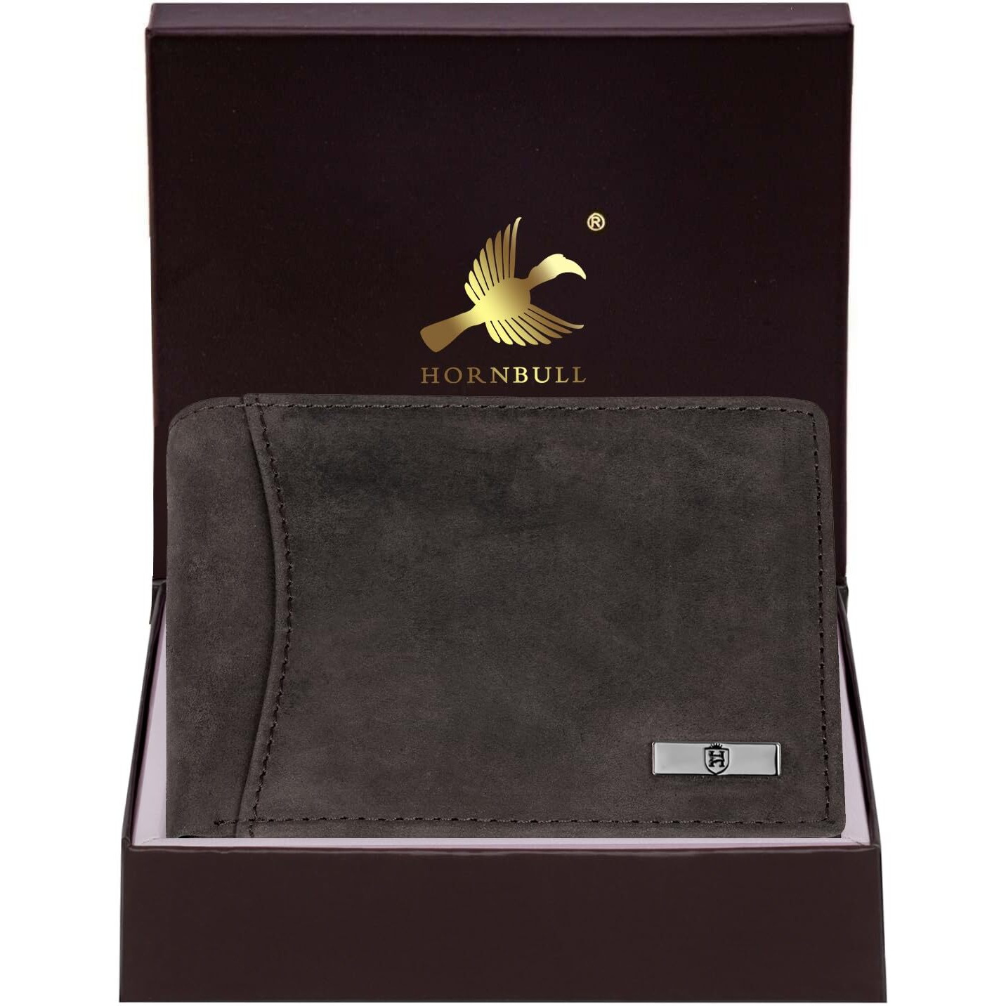 Hornbull Vegas Coffee Hunter Rfid Blocking Leather Wallet For Men | Wallets Men Leather | Mens Wallet