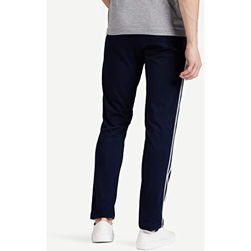 Amazon Brand - Symbol Men's Track Pant | Casual Night Wear | Sweatpants | Pajama (Sports | Gym | Yoga) - Regular Fit (Navy_L)