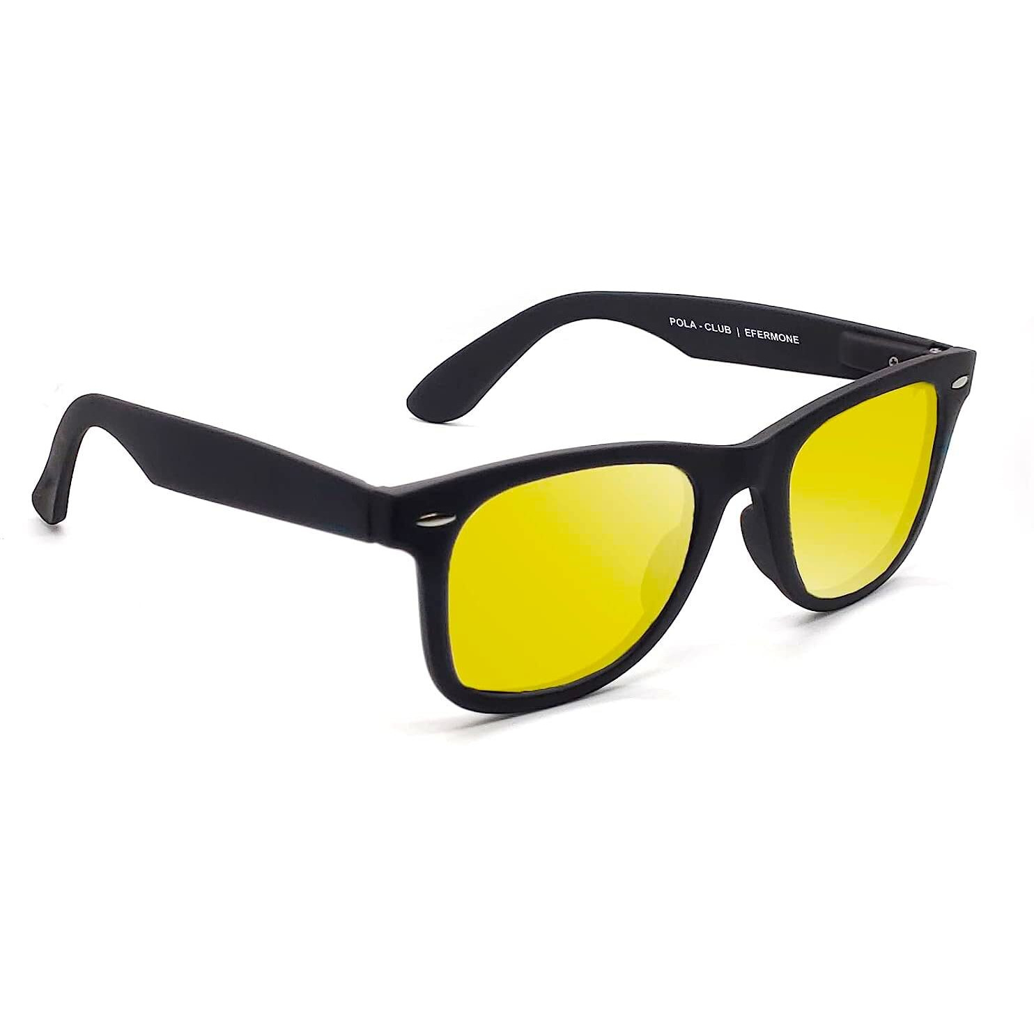 Efermone Polarized Sunglasses 100% 400Nm Uv Protection For Men And Women Travelling Sports Bikes Cars Driving With Tac Impact Resistant Lens (Pola-Club Edition) (Night Driving Glasses)