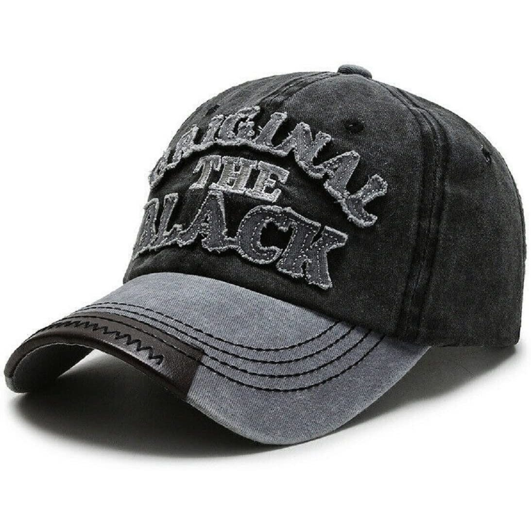 Handcuffs Unisex Baseball Caps Cotton Adjustable Back Strap Cap Sports Hat For Men And Women | Gym Accessories | Running Headwear (Dark Black)