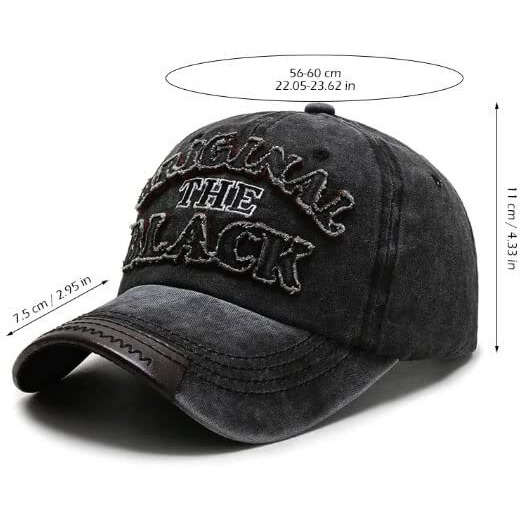Handcuffs Unisex Baseball Caps Cotton Adjustable Back Strap Cap Sports Hat For Men And Women | Gym Accessories | Running Headwear (Dark Black)