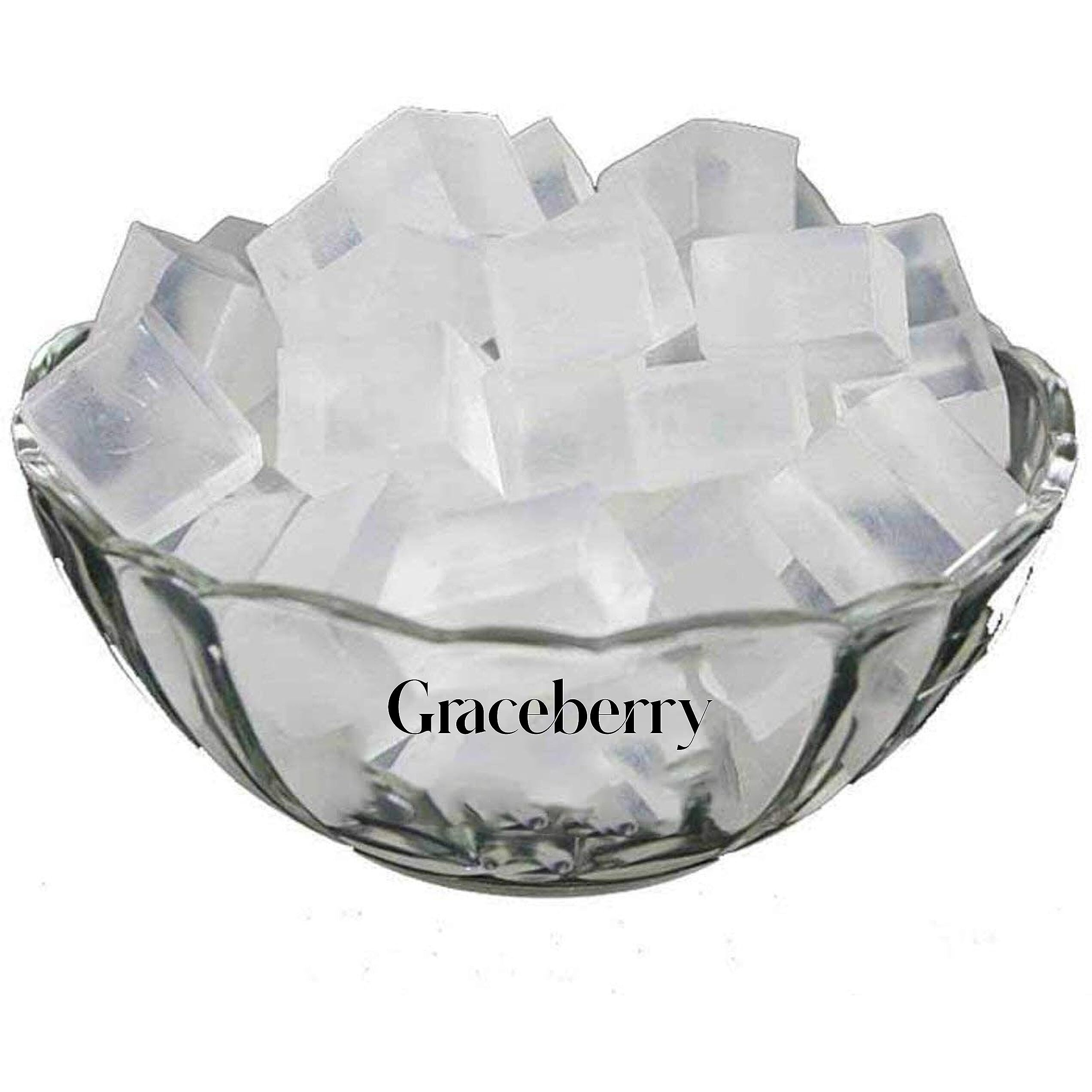Graceberry Transparent Melt & Pour Glycerine Handmade Soap Base | Sulphate Free | Paraben Free (10Kg)