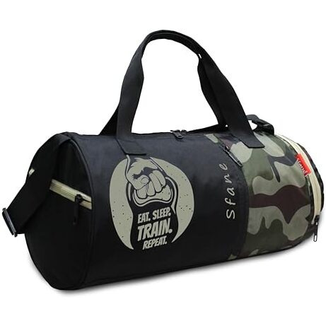 Sfane Gym Bags For Men With Separate Shoe Compartment Sports Gym Bags For Women Unisex Duffle Bags For Gym For Carry & Travel Adjustable Duffel Bags Sports Bag - Multicolor.