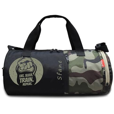 Sfane Gym Bags For Men With Separate Shoe Compartment Sports Gym Bags For Women Unisex Duffle Bags For Gym For Carry & Travel Adjustable Duffel Bags Sports Bag - Multicolor.