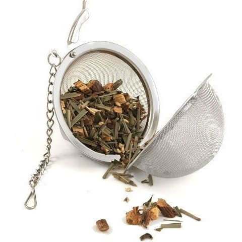 Velinex Stainless Steel Mesh Tea Ball Infuser, Loose Leaf Strainers For Flower Loose Leaf Tea & Seasoning Spices-Teapot, Cup, Mug, Pot (Medium, 2Pcs)
