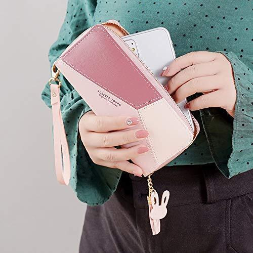 Valerie Women Wallet Wallet For Women And Girls | Zipper Wallets Leather Credit Card Holder (Pink)