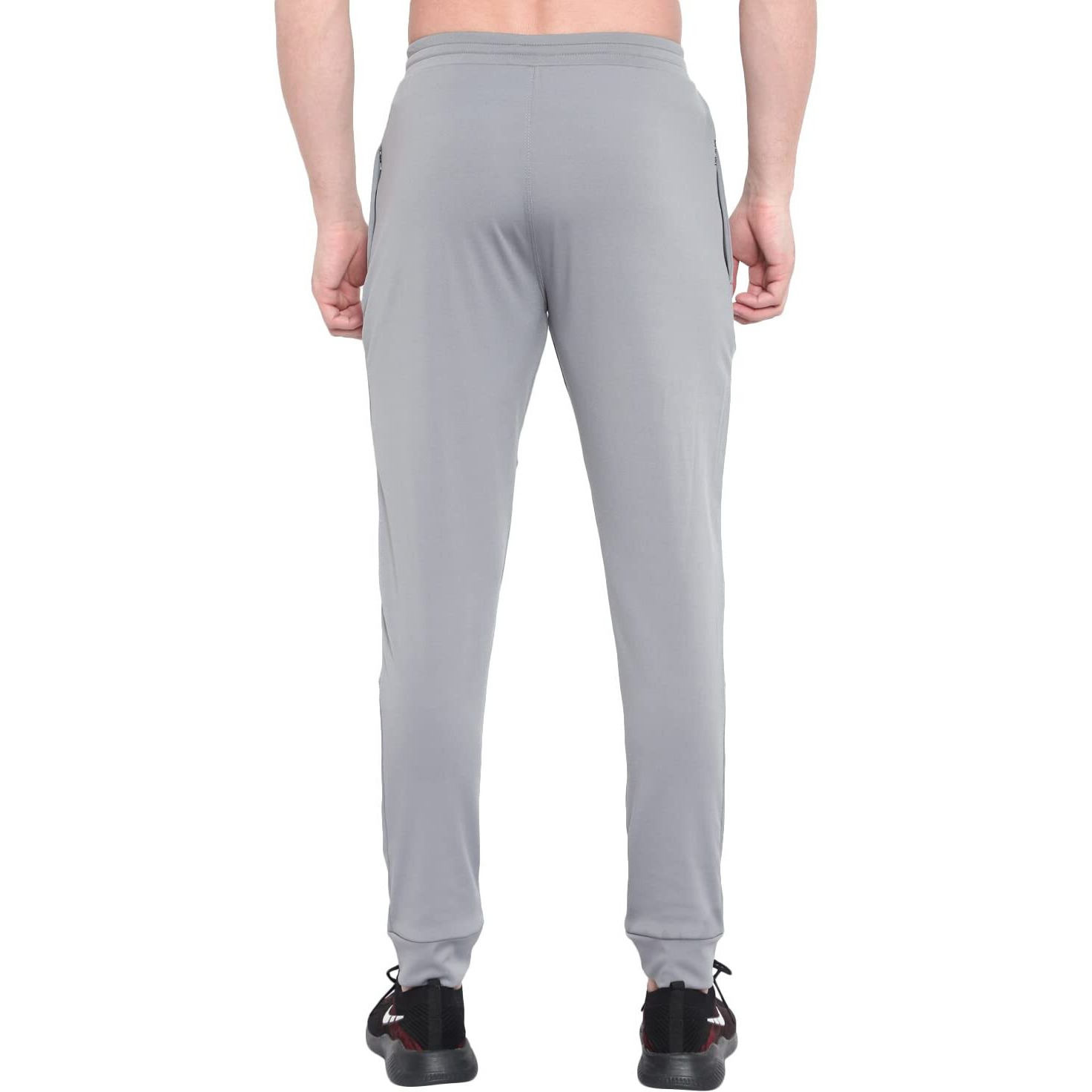 Blue Star Shark Men's Slim Fit Track Pants  Joggers For Running, Gym, Sports, And Casual Wear | Multipurpose Activewear Lower For Men & Boys | Stylish Summer Trousers & Night Pants, Grey, Xl