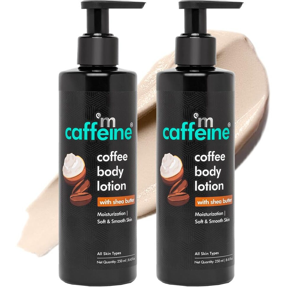 Mcaffeine Coffee Body Lotion Value Pack Of 2 | Non-Greasy Lightweight Body Moisturizer For Women & Men | Body Lotion For Dry, Normal & Oily Skin (500Ml)