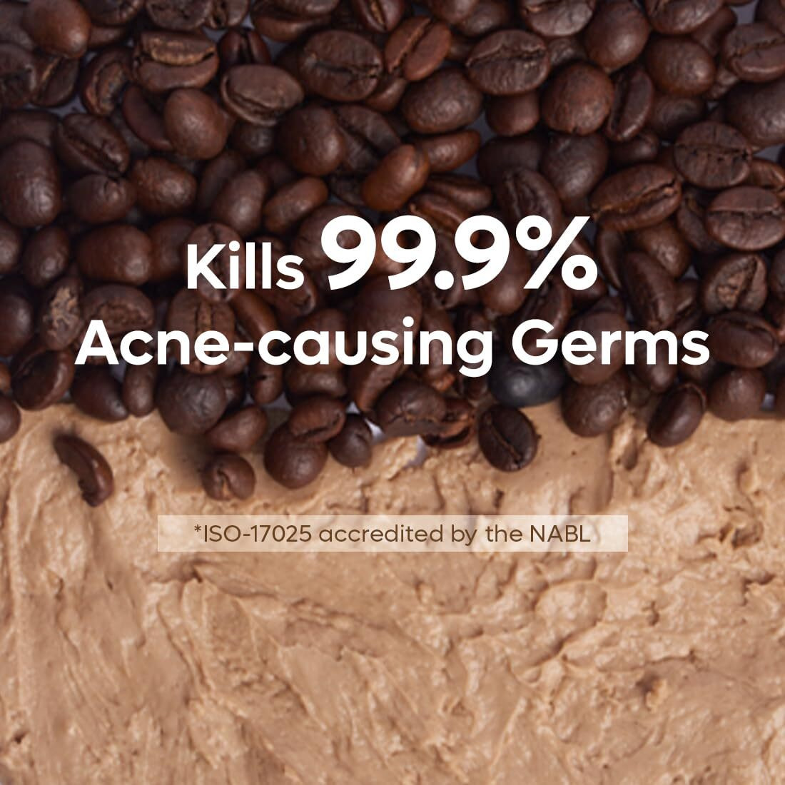 Mcaffeine Anti Acne Cappuccino Coffee Face Pack For Oily Skin | Controls 99.9% Acne Causing Germs | Face Mask With Salicylic Acid For Acne & Oil Control | For Men & Women (100Gm)
