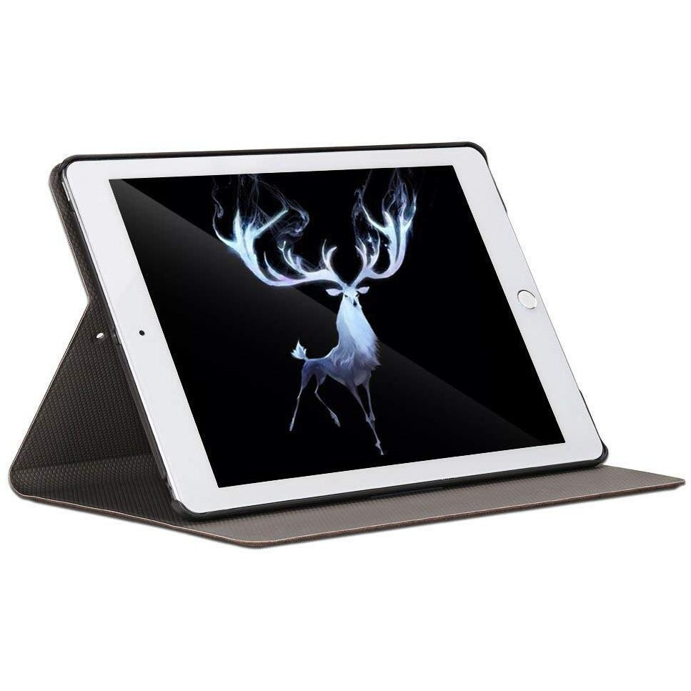 Proelite Smart Deer Flip Case Cover For Ipad 9.7 Inch 2018/2017 / Air 2 / Air 1 5Th/6Th Generation (A1822/A1823/A1893/A1954)-Coffee