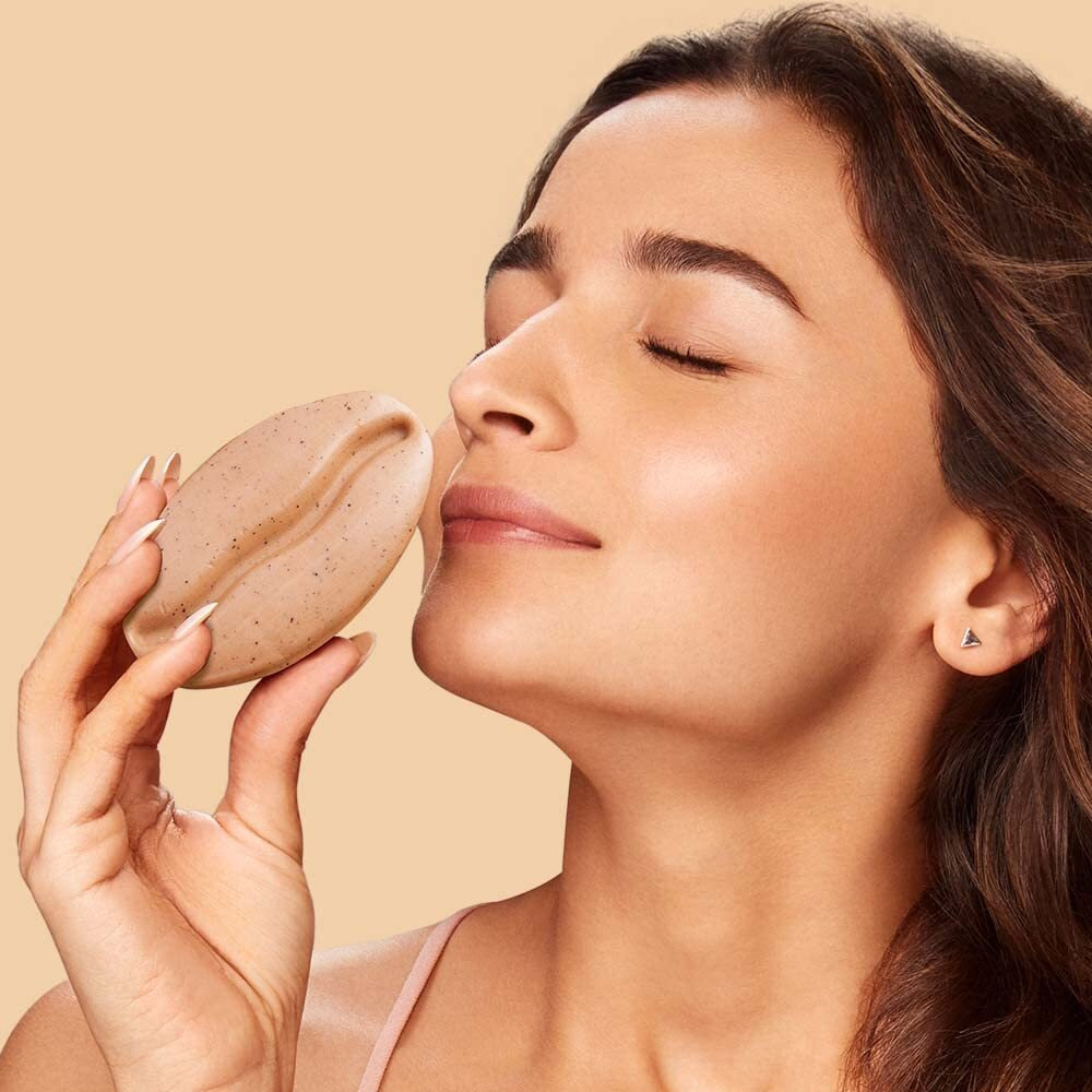 Mcaffeine Exfoliating Tan Removal Soap With Coffee, Almond Milk & Caramel | De Tan Bathing Soap |With Fresh Coffee Aroma For Both Women And Men
