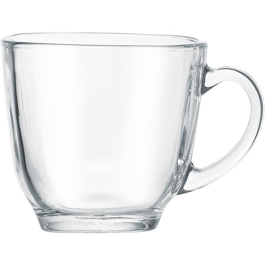 Markques Teaware Glass Cup For Green Tea, Herbal Tea, Coffee (Transparent, Clear, 200 Ml) 1 Pieces