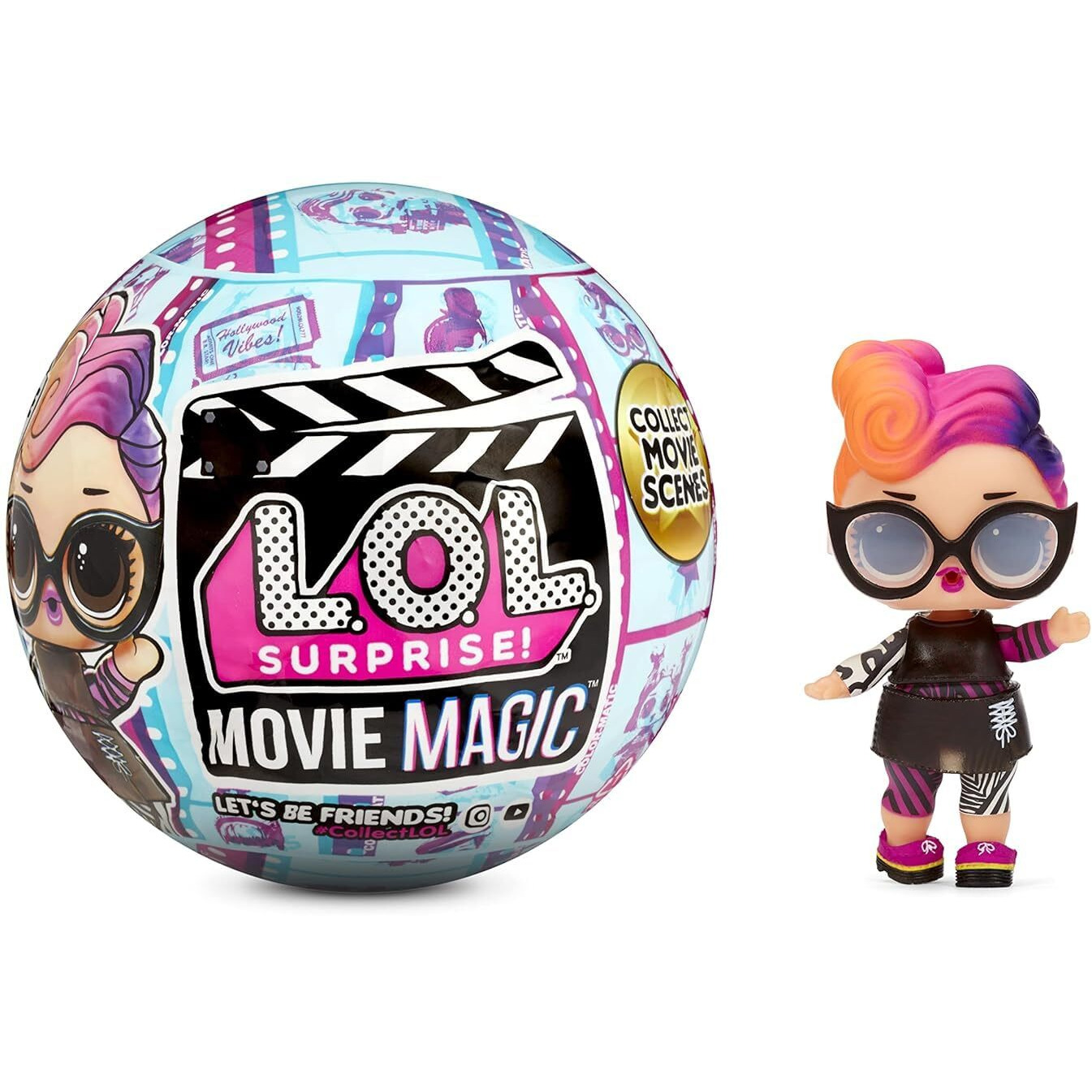Toy Garrage L*O*L Surprise Movie Magic Dolls With 10 Surprises Including Limited Edition Doll, Film Scenes, Movie Prop Accessories, Color Change Gift For Kids, Toys For Girls Boys Ages 4+ Years