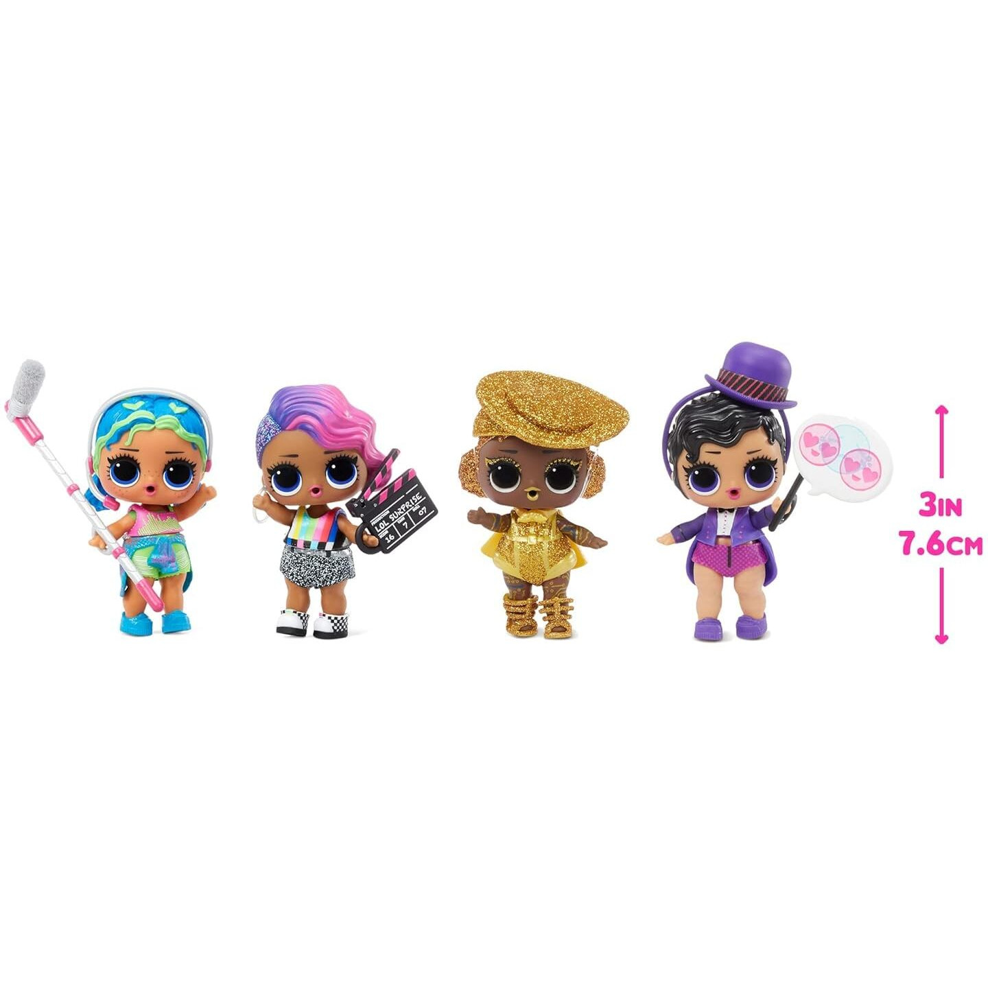Toy Garrage L*O*L Surprise Movie Magic Dolls With 10 Surprises Including Limited Edition Doll, Film Scenes, Movie Prop Accessories, Color Change Gift For Kids, Toys For Girls Boys Ages 4+ Years
