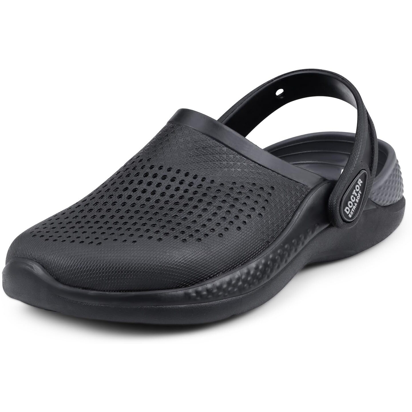 Doctor Extra Soft Men's Classic Casual Sports Clogs/Sandals With Adjustable Back Strap For Adult | Comfortable & Lightweight| Stylish & Anti-Skid| Waterproof & Everyday Use Mules For Gents/Boys D-513