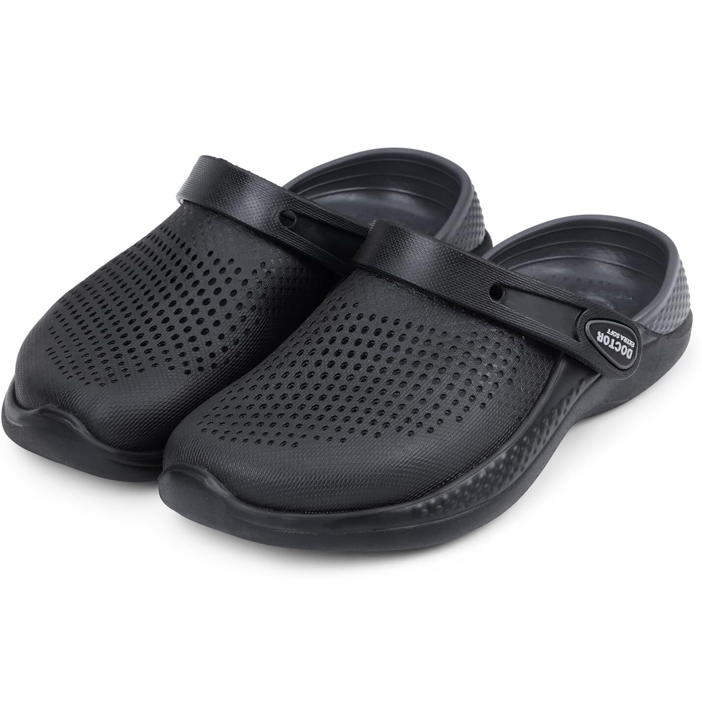Doctor Extra Soft Men's Classic Casual Sports Clogs/Sandals With Adjustable Back Strap For Adult | Comfortable & Lightweight| Stylish & Anti-Skid| Waterproof & Everyday Use Mules For Gents/Boys D-513