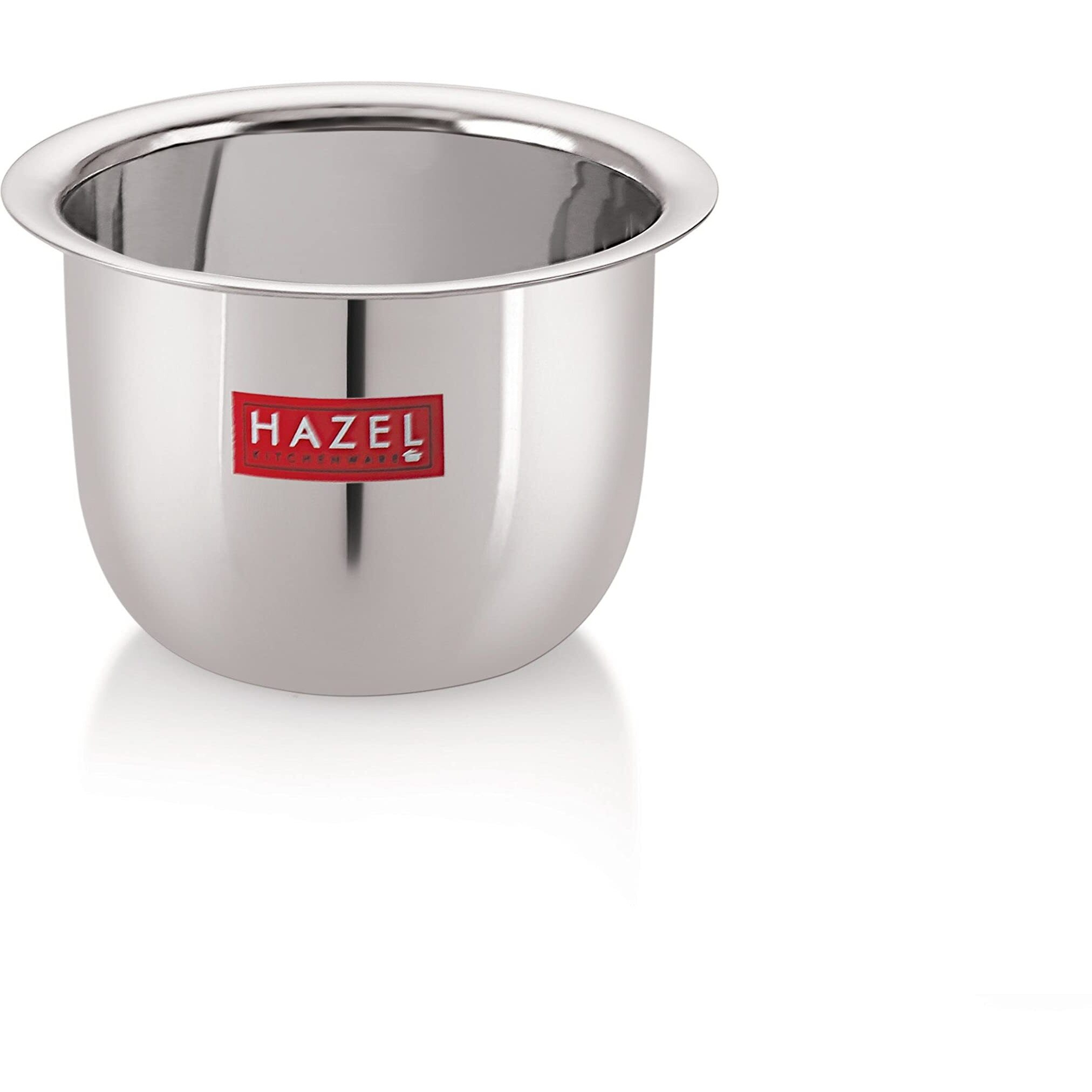 Hazel Stainless Steel Mini Tea Glasses | 9 Cm With 100 Ml Each Traditional Coffee Milk Serving Glasses | Steel Pela Patra, Set Of 3,Silver