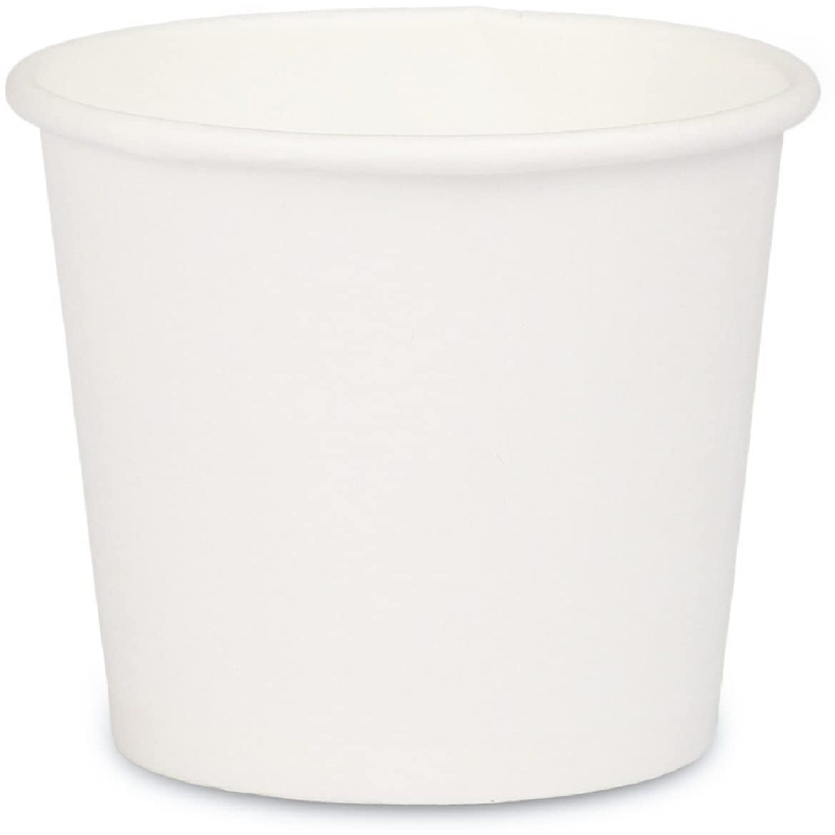 E Kysa Basics Paper Disposable Tea/Coffee Cups, Set Of 100 Pcs, 65 Ml - White