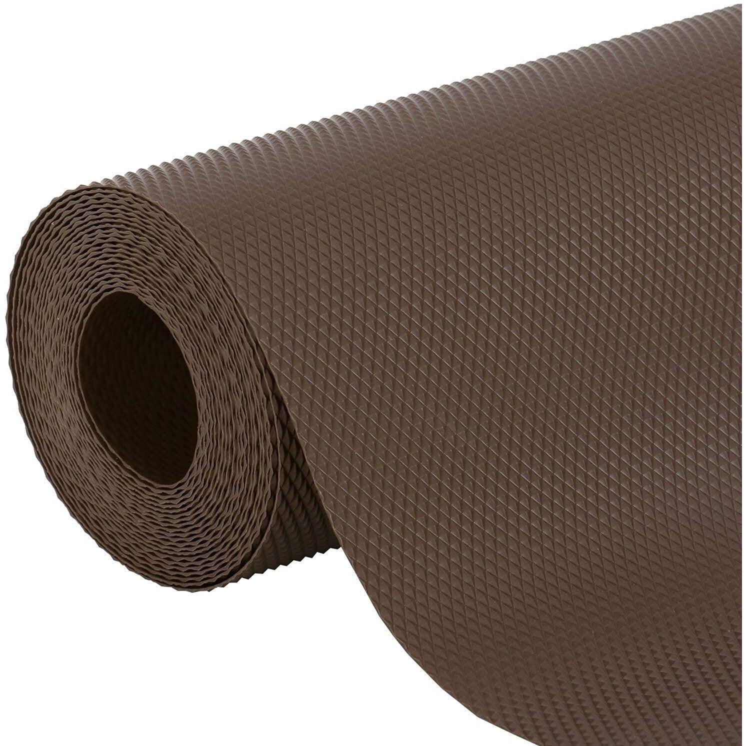 Kayjen (45 Cm X 10 M) Eva Anti Slip Mat/Sheet For Fridge, Kitchen, Drawer, Shelf Liner, 400 Gsm (Coffee Brown)