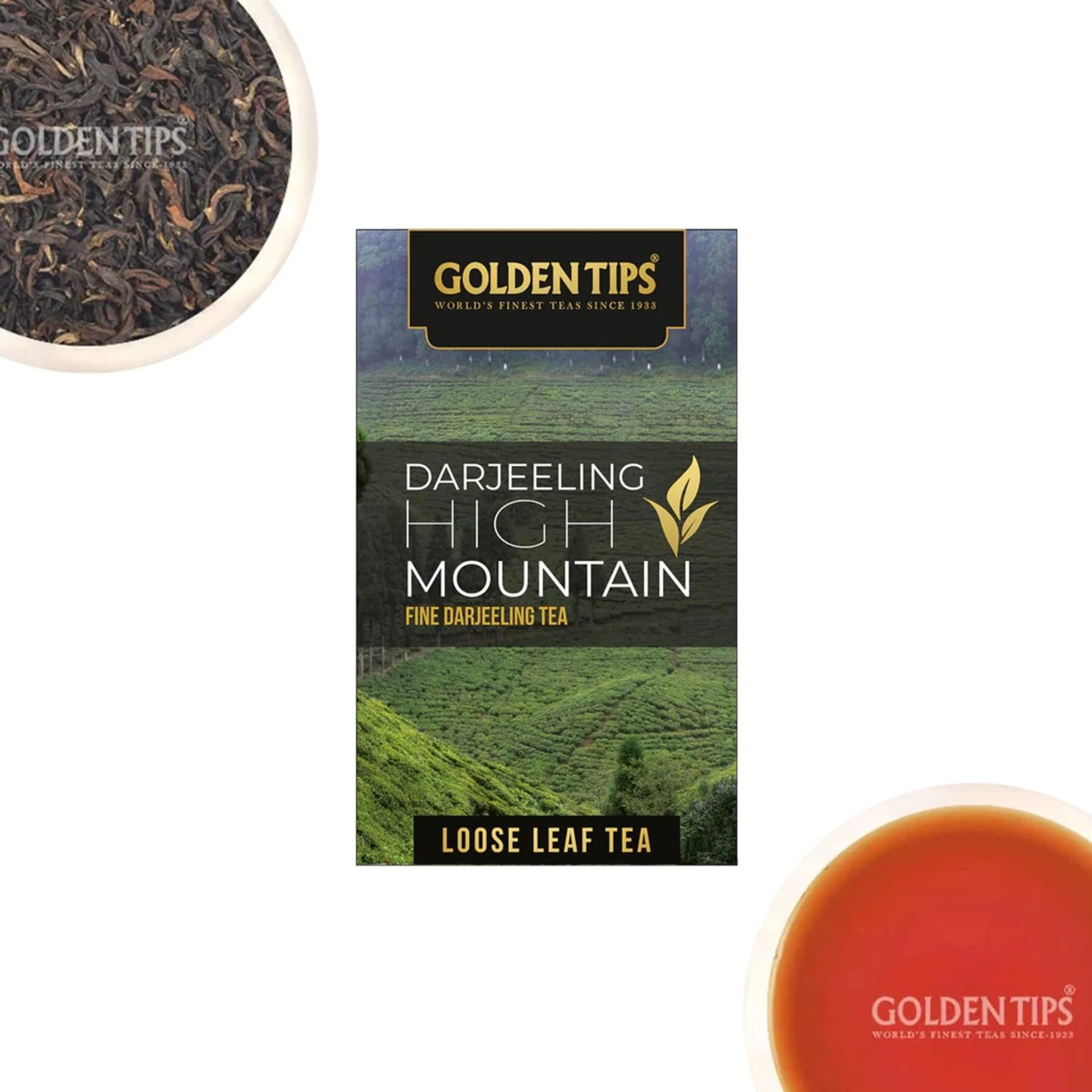 Golden Tips High Mountain Fine Darjeeling Loose Leaves Tea (100 Gm - 50 Cups)