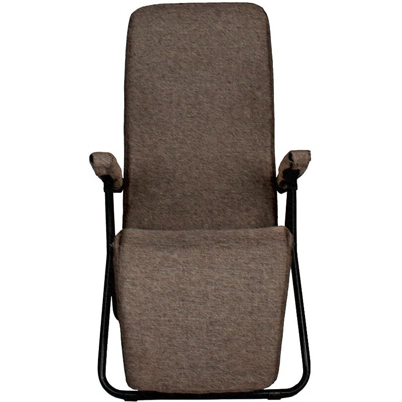 Furlay Alloy Steel Recliner Chair For Home Use|2 Years Warranty|6 Adjustable Position(Full,Coffee Brown)