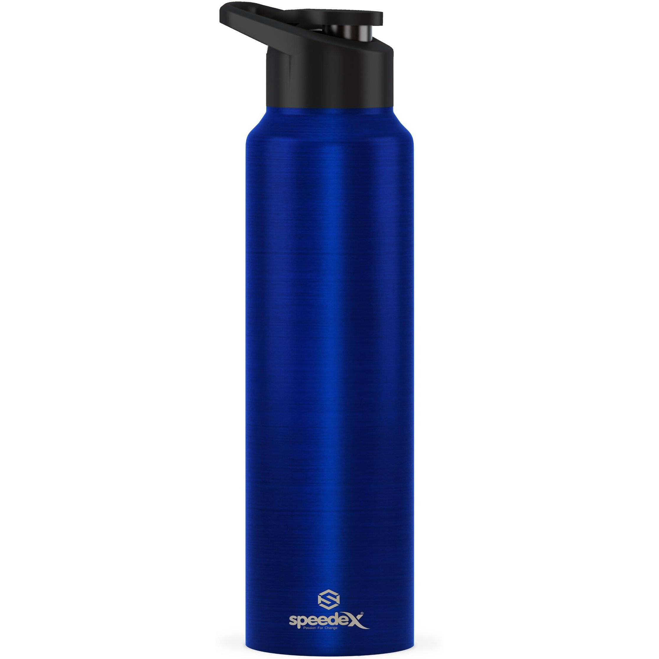 Speedex Stainless Steel Water Bottle 1 Litre, Leakproof Sipper Cap 1 Ltr, Blue, Bottles 1+ Litre For School, Gym, Office, Boys, Girls, Men, Women, Kids 1Ltr - 1000 Ml - Set Of 6